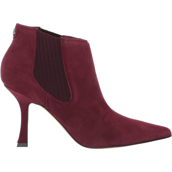 NINE WEST Women's Sofia Ankle Bootie. Burgandy. Size 7. Heel height appx 3.5inch - Picture 5 of 16